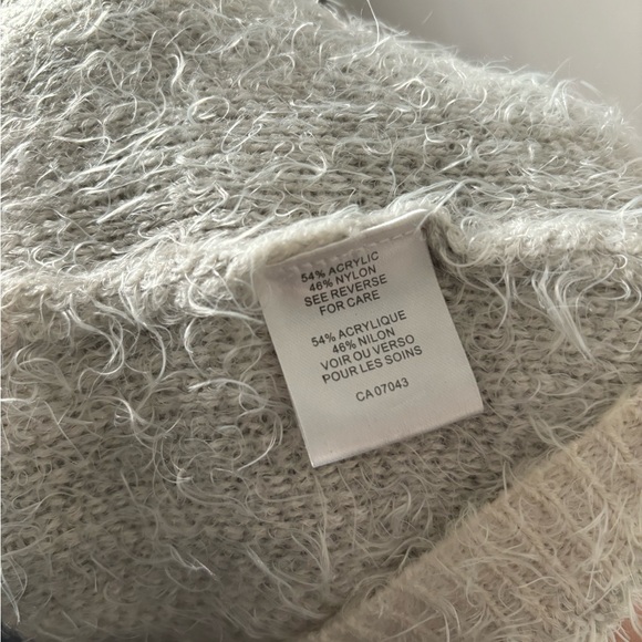 Cozy sweater - light grey/blue and off-white (S) - Picture 5 of 5